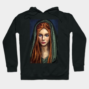 Girl Portrait 3 Hoodie